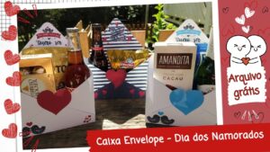 Caixa Envelope Dia dos Namorados