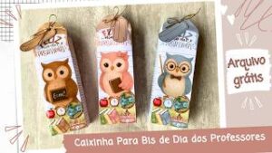 Caixinha para Bis de Dia dos Professores