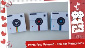 Porta Foto Polaroid – Dia dos Namorados