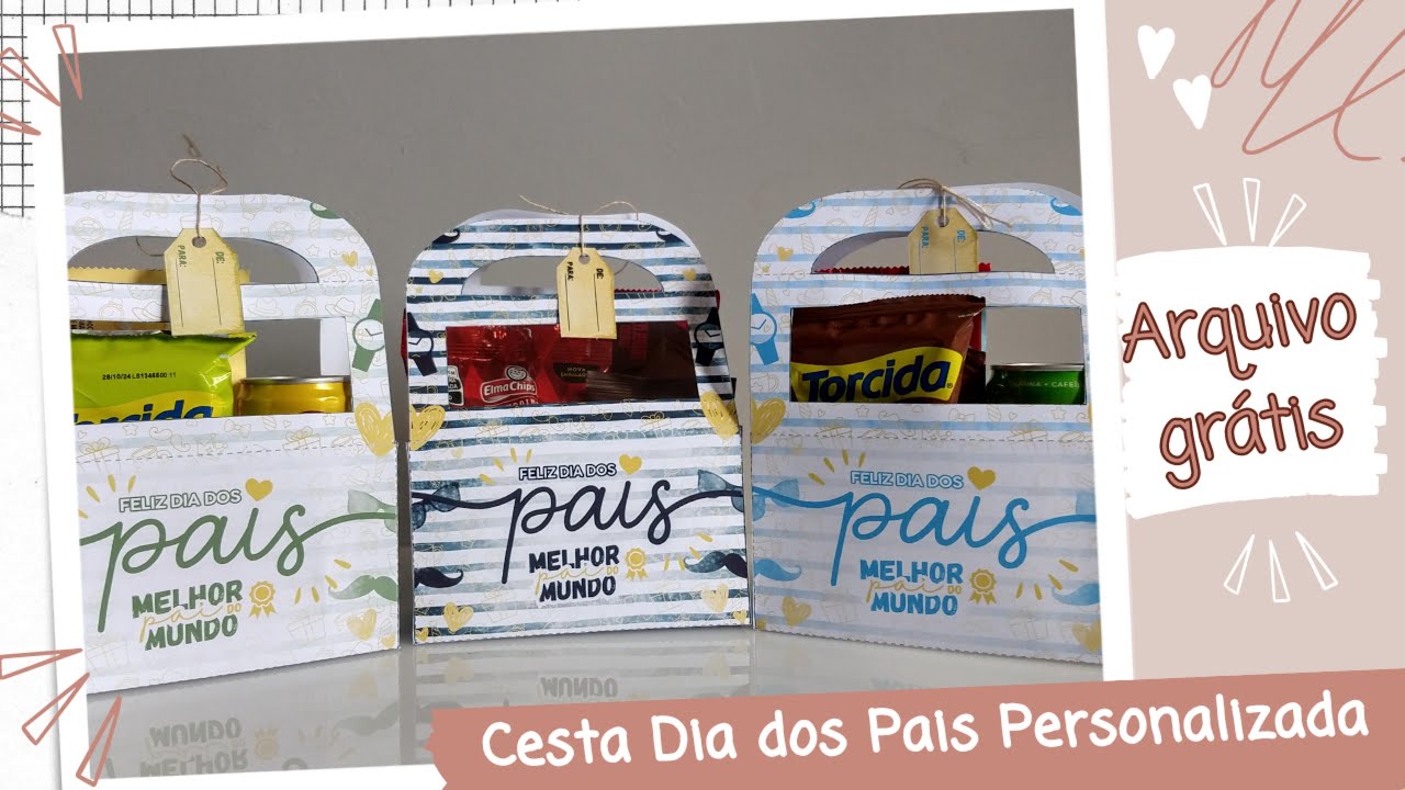 Cesta de Dia dos Pais Personalizada